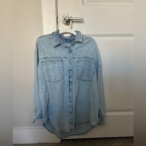 Aerie Chambray Top